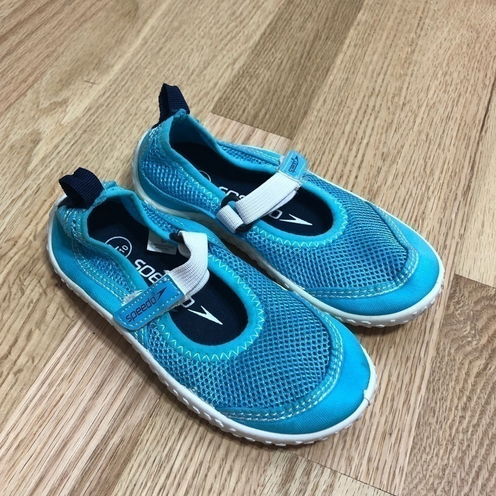 Speedo Blue Water Shoes Kids Toddler Blue Sz 9
